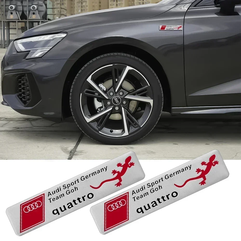 1/2pcs 3D Aluminum Car Styling Body Rear Trunk Emblem Decoration Sticker For AUDI Sport Germeny QUATTRO Badge Refit Accessories
1/2pcs 3D Aluminum Car Styling Body Rear Trunk Emblem Decoration Sticker For AUDI Sport Germeny QUATTRO Badge Refit Accessories