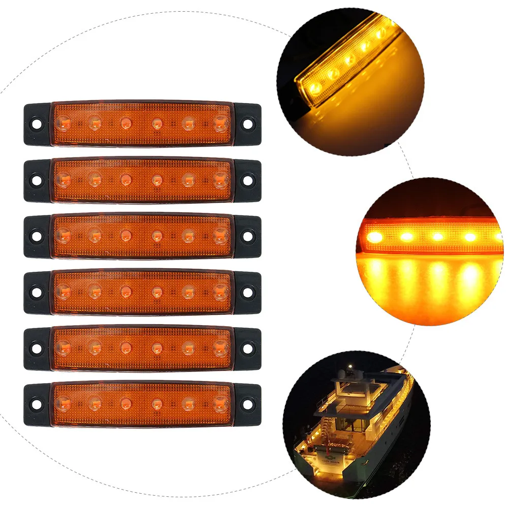 6Pcs Waterproof Marine Boat Lights Boat Navigation Lights ABS Low Power Consumption Seawater Splashing Resistant for Pontoon
6Pcs Waterproof Marine Boat Lights Boat Navigation Lights ABS Low Power Consumption Seawater Splashing Resistant for Pontoon