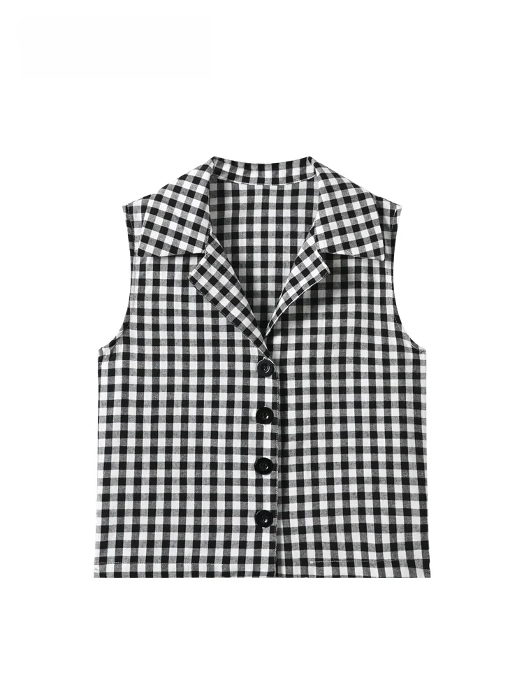 Cara CLUB plus Size Sleeveless Vest Women's Summer New Style Versatile Age-Defying Design Casual Striped Pattern Single Button
Cara CLUB plus Size Sleeveless Vest Women's Summer New Style Versatile Age-Defying Design Casual Striped Pattern Single Button