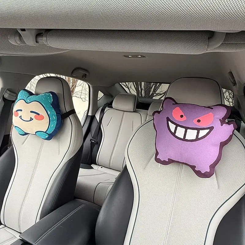 Gengar's Snorlax Car Neck Pillow Creative Car Seat Headrest Pillow Cotton Protector Cushion for Universal Car Pillow Accessories
Gengar's Snorlax Car Neck Pillow Creative Car Seat Headrest Pillow Cotton Protector Cushion for Universal Car Pillow Accessories