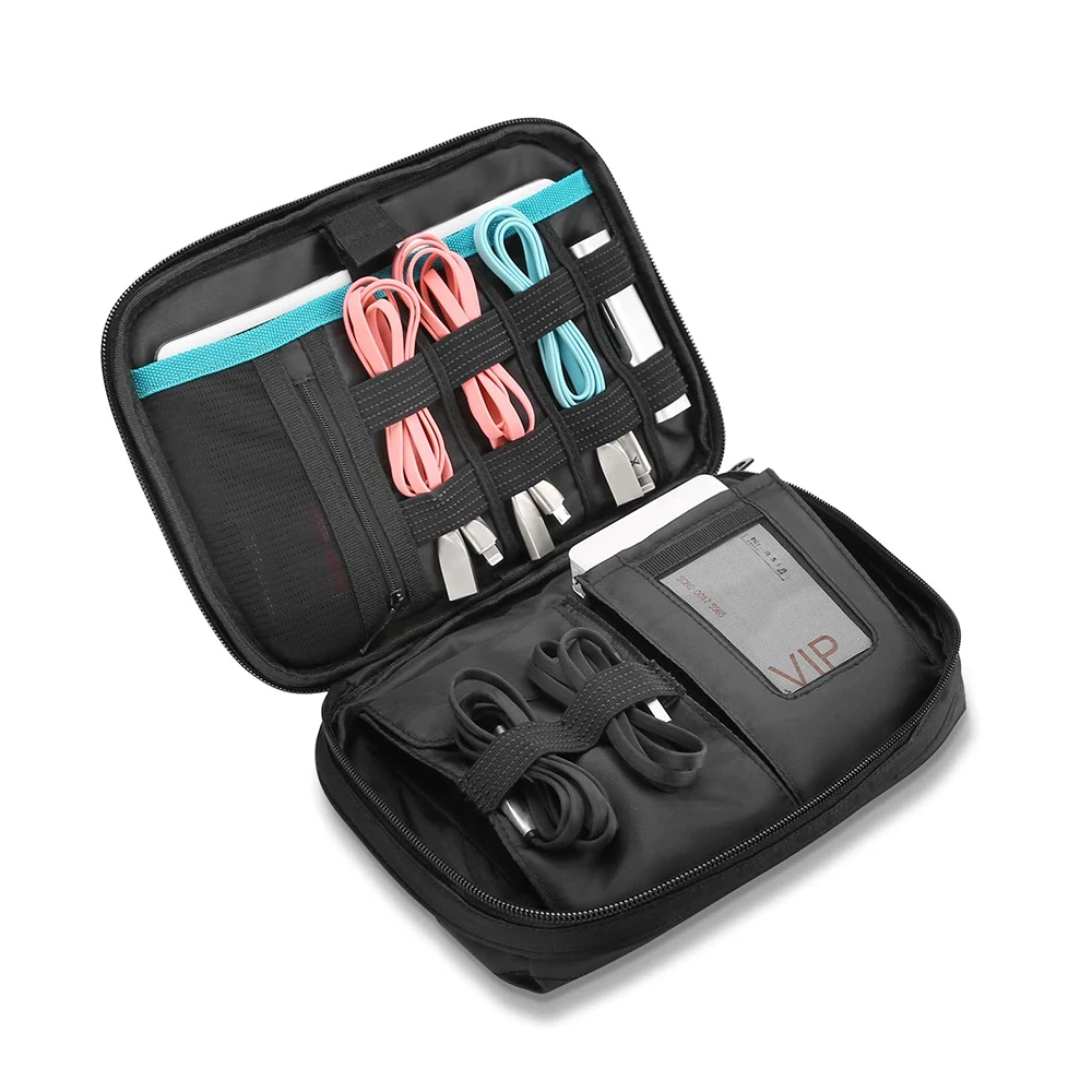 Cable Storage Bag, Travel Electronic Organizer Case for Storing Cable, USB Stick, SD Card, Portable Electronic Accessories Bag
Cable Storage Bag, Travel Electronic Organizer Case for Storing Cable, USB Stick, SD Card, Portable Electronic Accessories Bag