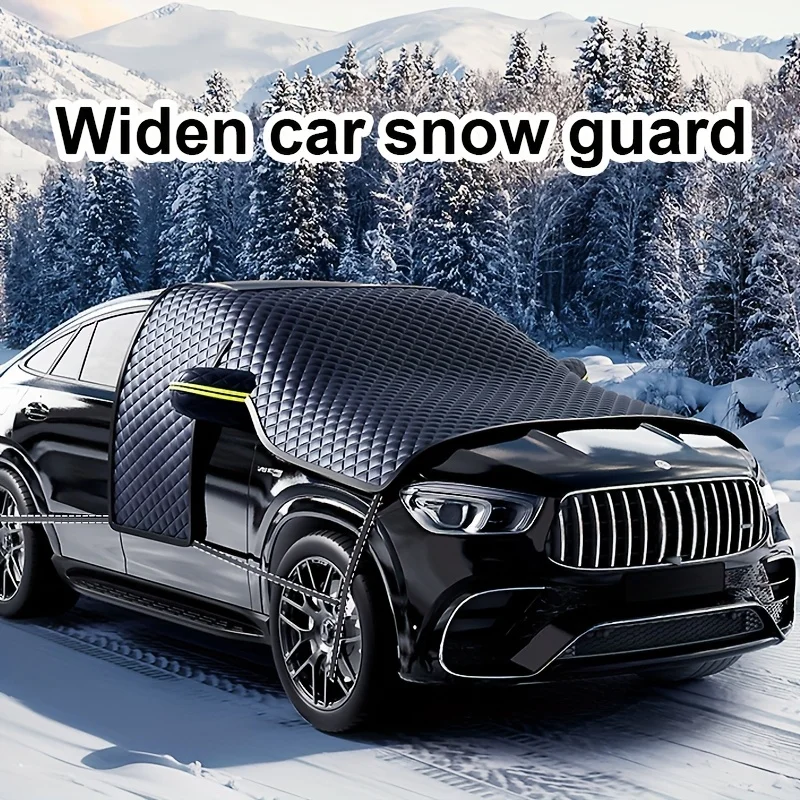 Thick Oxford Fabric Car Windshield Snow Guard for Winter Season, Anti-Freeze and Frost Protection Cover, Easy Installation with Elastic Fit, Half Car Cloth, Winter Car Care, Winter Driving, Windshield Cover for Snow
Thick Oxford Fabric Car Windshield Snow Guard for Winter Season, Anti-Freeze and Frost Protection Cover, Easy Installation with Elastic Fit, Half Car Cloth, Winter Car Care, Winter Driving, Windshield Cover for Snow