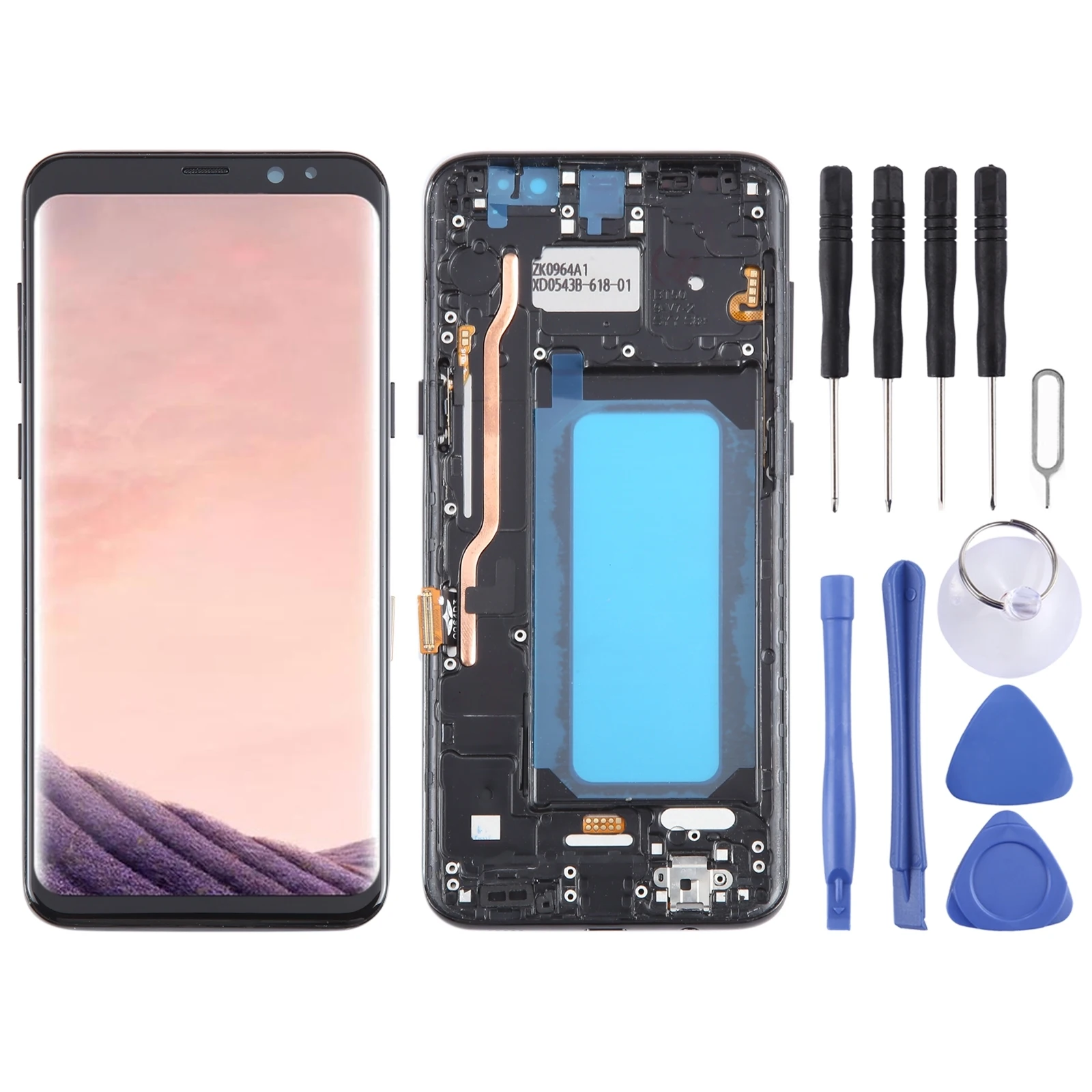 TFT LCD Screen for Samsung Galaxy S8+ SM-G955 Digitizer Full Assembly with Frame
TFT LCD Screen for Samsung Galaxy S8+ SM-G955 Digitizer Full Assembly with Frame
