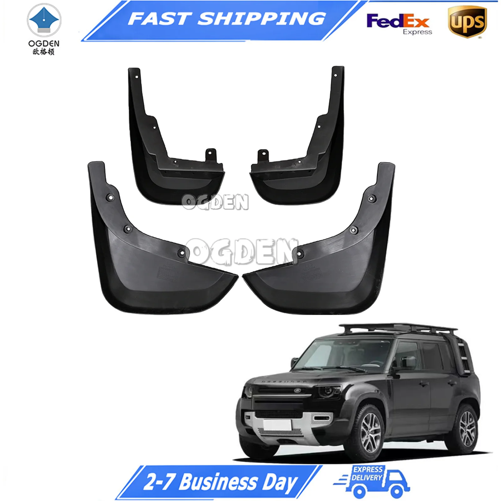 OGDEN High Quality Classic Style Mud Flaps for Land Rover Defender 110 / 90 (2020+)
OGDEN High Quality Classic Style Mud Flaps for Land Rover Defender 110 / 90 (2020+)