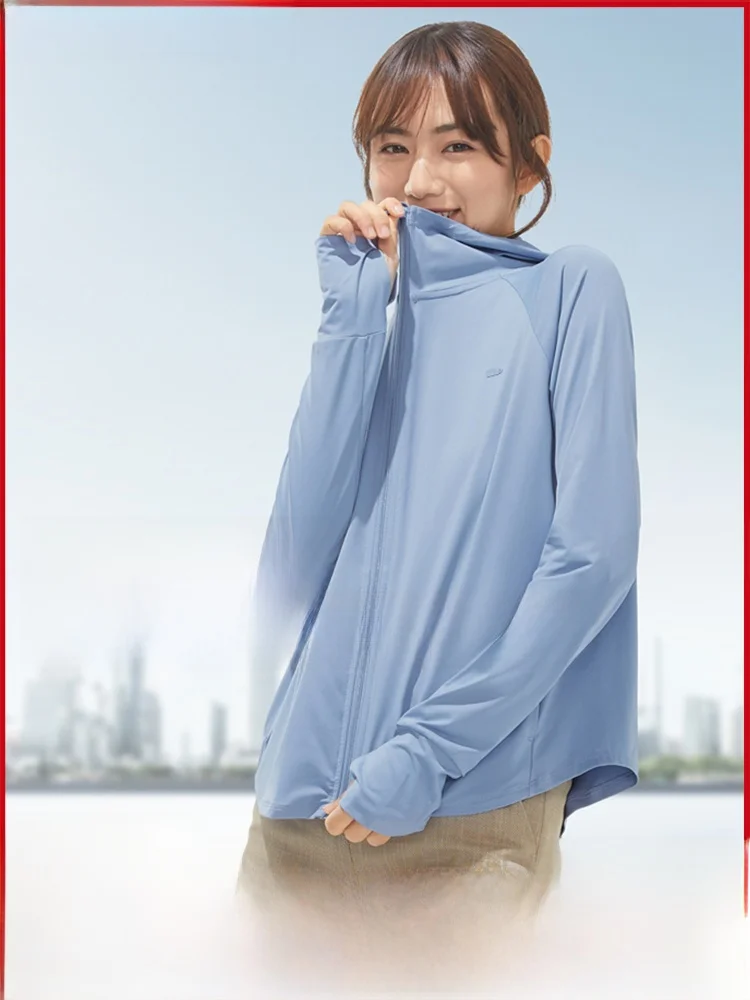 Женская одежда Banana Le с защитой от ультрафиолета, из ледяного шелка, с длинными рукавами, повседневная, для активного отдыха, дышащая, легкая, летняя, от солнца...
Женская одежда Banana Le с защитой от ультрафиолета, из ледяного шелка, с длинными рукавами, повседневная, для активного отдыха, дышащая, легкая, летняя, от солнца...