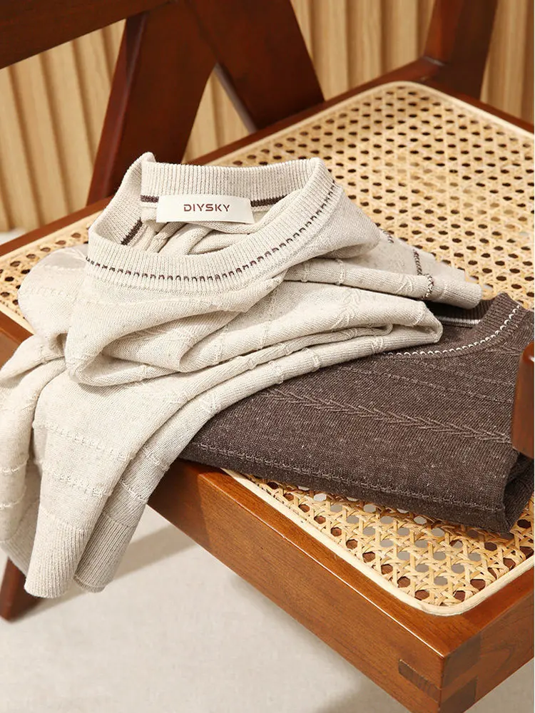 Linen Silk Texture Men's Short Sleeve T-Shirt Breathable Comfortable round Neck Casual Style Standard Fit Summer Top
Linen Silk Texture Men's Short Sleeve T-Shirt Breathable Comfortable round Neck Casual Style Standard Fit Summer Top