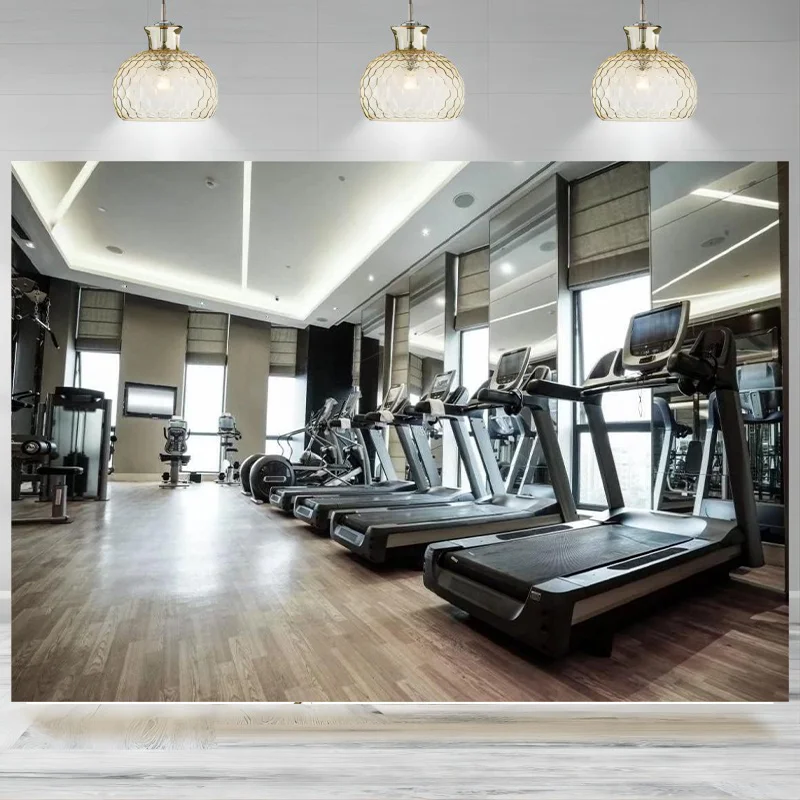Gym Photo Backdrop Modern Treadmill Equipment Indoor Sports Fitness Room Photo Background Birthday Photographic Banner Props
Gym Photo Backdrop Modern Treadmill Equipment Indoor Sports Fitness Room Photo Background Birthday Photographic Banner Props