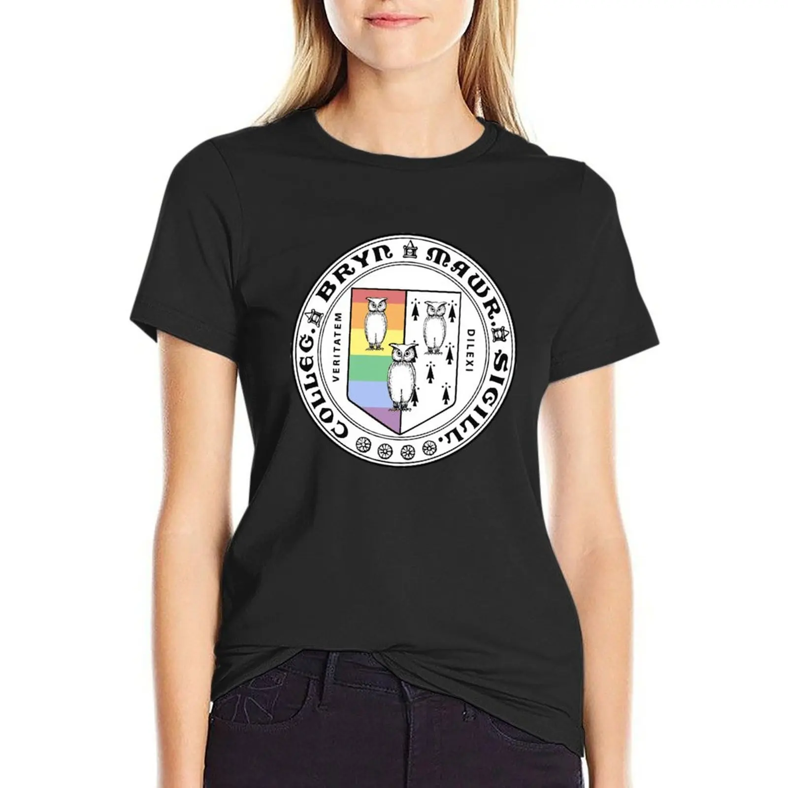 Bryn Mawr Faded Pride Seal T-Shirt lady clothes oversized tees plain white t shirts for Women
Bryn Mawr Faded Pride Seal T-Shirt lady clothes oversized tees plain white t shirts for Women