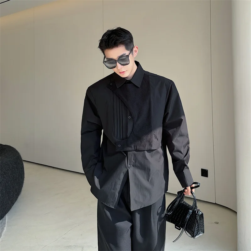 Korean Sle Men's Long Sve irt Trendy Hair St Collaboration Deconstructed Design Faionable Top Youth Stan...
Korean Sle Men's Long Sve irt Trendy Hair St Collaboration Deconstructed Design Faionable Top Youth Stan...