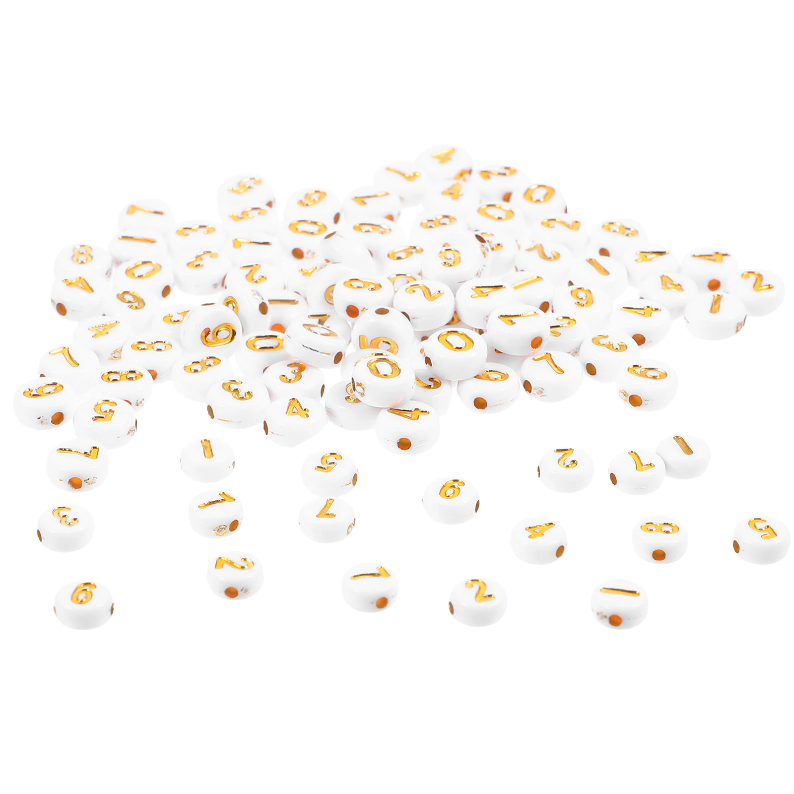 100pcs Digital Beads Number Acrylic Bracelet Making DIY Jewelry Craft Accessories Golden White Stylish Loose Beads
100pcs Digital Beads Number Acrylic Bracelet Making DIY Jewelry Craft Accessories Golden White Stylish Loose Beads