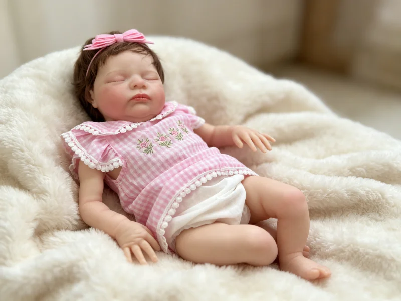 48CM Reborn Laura Sleeping Baby with Hand Rooted Hair Lifelike Soft Touch 3D Skin Visible Bebe Reborn Dolls Kids Toy Gifts
48CM Reborn Laura Sleeping Baby with Hand Rooted Hair Lifelike Soft Touch 3D Skin Visible Bebe Reborn Dolls Kids Toy Gifts