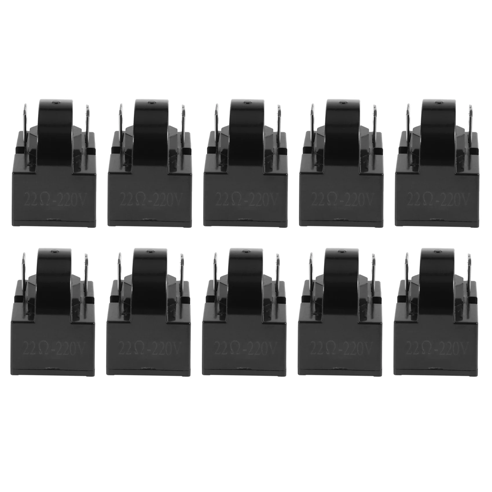 A94E-10X Plastic Case 22 Ohm 2 Pins PTC Starter Relay For Refrigerator
A94E-10X Plastic Case 22 Ohm 2 Pins PTC Starter Relay For Refrigerator