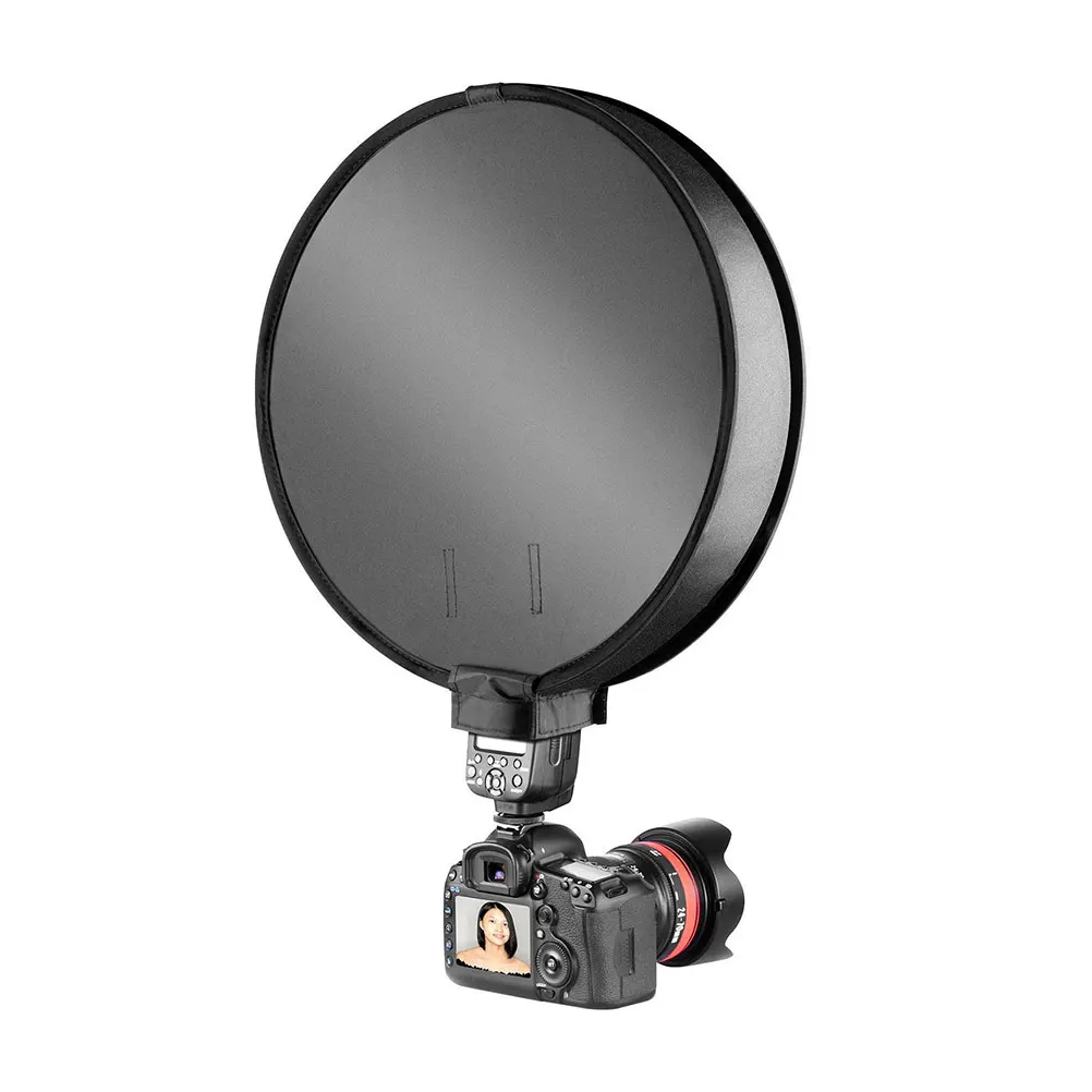 Portable 40CM Round Softbox Diffuser Black Photography Lamp Shade Light Cover for DSLR Equipment Accessories 
Portable 40CM Round Softbox Diffuser Black Photography Lamp Shade Light Cover for DSLR Equipment Accessories