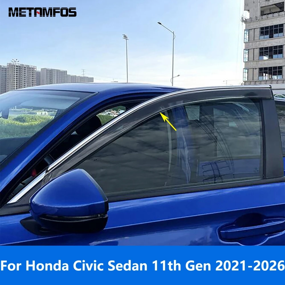 For Honda Civic Sedan 11th 2021-2025 2026 Window Visor Wind Deflector Sun Shade Rain Guard Shield Awning Shelter Accessories
For Honda Civic Sedan 11th 2021-2025 2026 Window Visor Wind Deflector Sun Shade Rain Guard Shield Awning Shelter Accessories