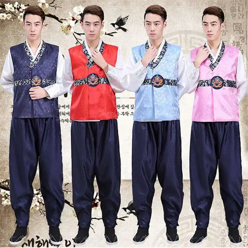 Men Korean costume Hanbok Korea performance Korean national costume dance Folk Stage male Ethnic Costume men Traditional Hanbok
Men Korean costume Hanbok Korea performance Korean national costume dance Folk Stage male Ethnic Costume men Traditional Hanbok