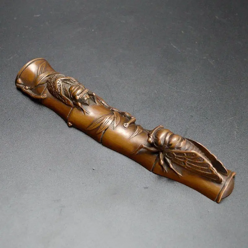Copper-plated alloy ruler, four treasures of the literary room sent to the teacher's office
Copper-plated alloy ruler, four treasures of the literary room sent to the teacher's office