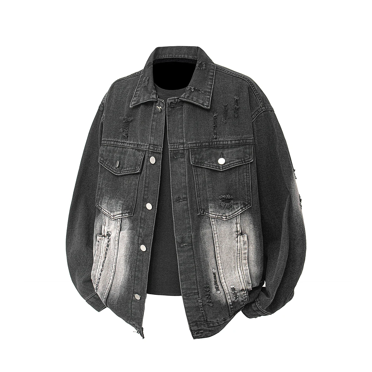 2025 Spring Autumn High Street Denim Jackets Men Hole Turn Down Collar Casual Streetwear Outwear Male Solid Turn Down Jean Coats
2025 Spring Autumn High Street Denim Jackets Men Hole Turn Down Collar Casual Streetwear Outwear Male Solid Turn Down Jean Coats