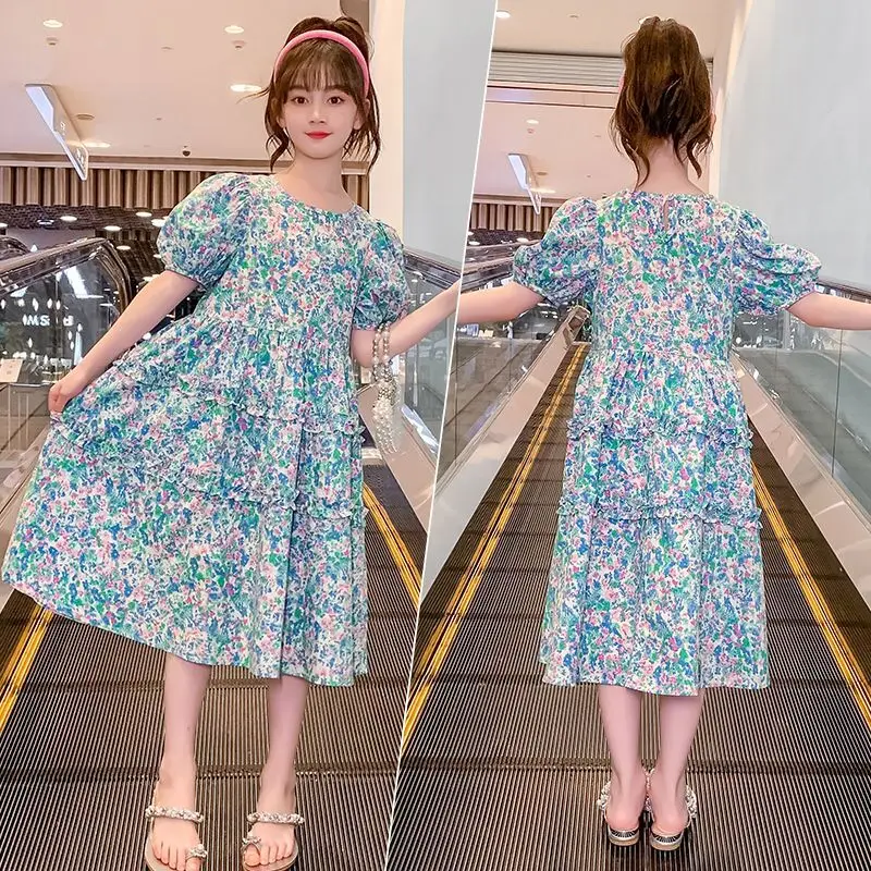 Summer Girls Long Dresses Sweet Kids Clothes Bohemian Beach Floral Print Dresses for Girls Children Clothes Party Wear Clothes 6
Summer Girls Long Dresses Sweet Kids Clothes Bohemian Beach Floral Print Dresses for Girls Children Clothes Party Wear Clothes 6