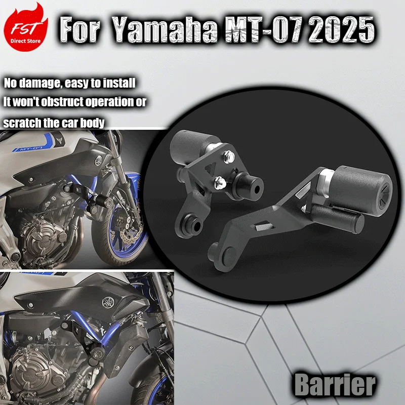 Fits 2025 New Yamaha MT-07 Crash Bar, Anti-fall Sliders, Bumper & Racing Bar Motorcycle Modification Parts
Fits 2025 New Yamaha MT-07 Crash Bar, Anti-fall Sliders, Bumper & Racing Bar Motorcycle Modification Parts