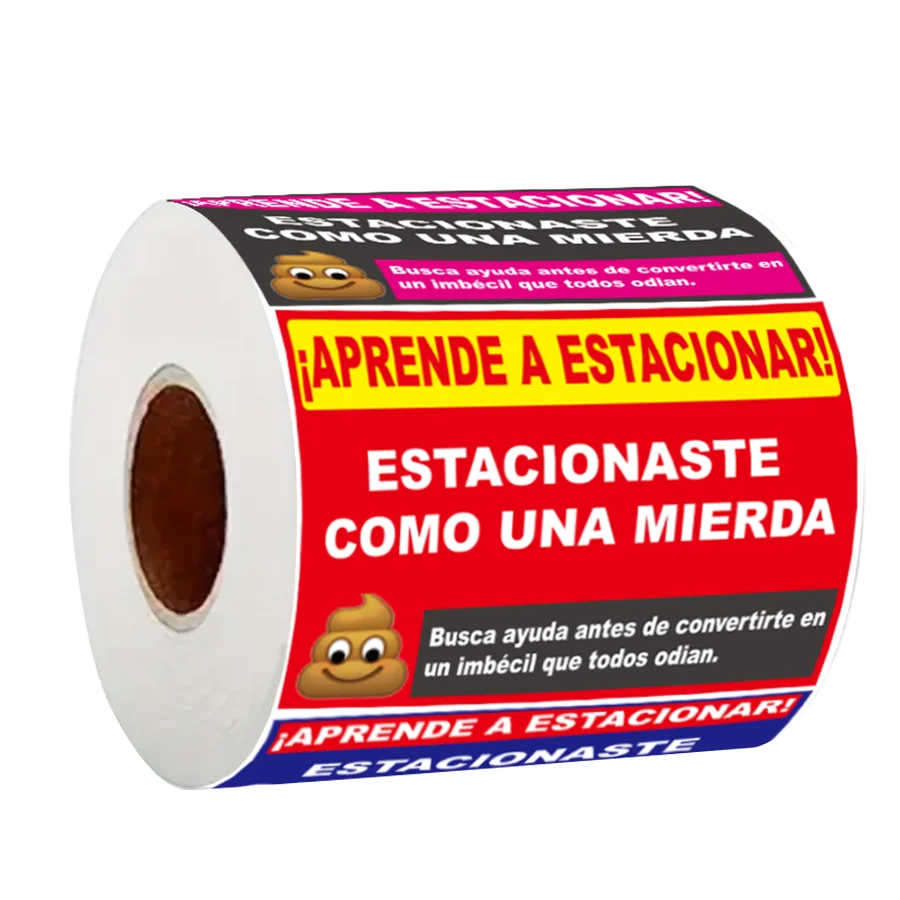 160 Pcs Funny Spanish Parking Warning Stickers , Humorous Car Reminder Labels , Self-Adhesive for Vehicles, Car Stickers
160 Pcs Funny Spanish Parking Warning Stickers , Humorous Car Reminder Labels , Self-Adhesive for Vehicles, Car Stickers