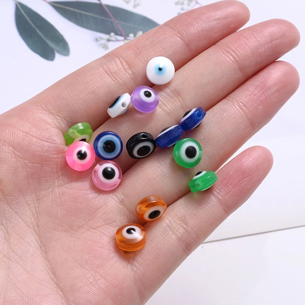 Box of Resin Evil Eye Beads Mini Hole Flat Round Beads for DIY Jewelry Making Bracelet Necklace Craft Supplies
Box of Resin Evil Eye Beads Mini Hole Flat Round Beads for DIY Jewelry Making Bracelet Necklace Craft Supplies