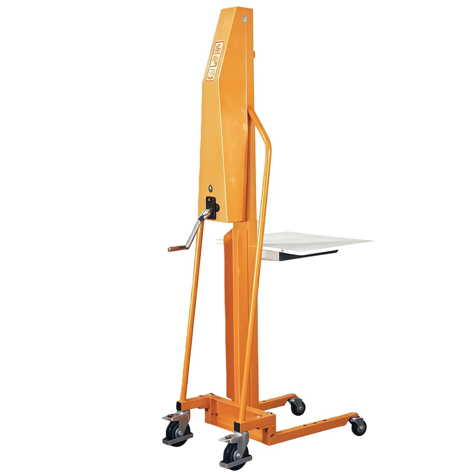 Portable Mini Hand Winch Stacker Transporting Lifting Cart Trolley 120KG 1085mm Lift Height
Portable Mini Hand Winch Stacker Transporting Lifting Cart Trolley 120KG 1085mm Lift Height