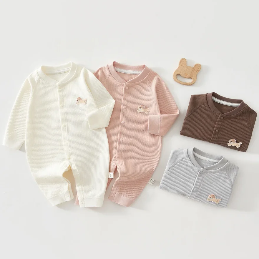Baby Jumpsuit Spring Autumn Sleepwear Soft Pure Cotton Newborn Clothes Boys and Girls Can Be Fully Opened Jumpsuit 0-18 Months
Baby Jumpsuit Spring Autumn Sleepwear Soft Pure Cotton Newborn Clothes Boys and Girls Can Be Fully Opened Jumpsuit 0-18 Months