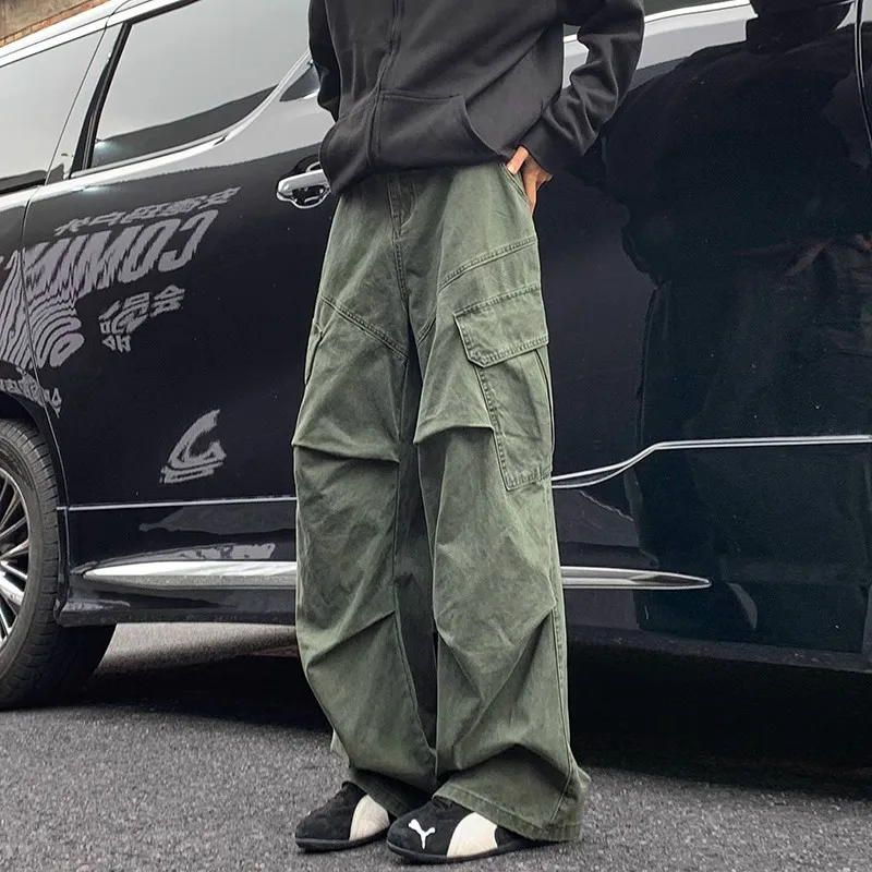 2026 Summer New Retro Cargo Pants Fashion Korean Style Men's Casual Baggy Wide Leg Pants Sweatpants Japanese Streetwear Joggers
2026 Summer New Retro Cargo Pants Fashion Korean Style Men's Casual Baggy Wide Leg Pants Sweatpants Japanese Streetwear Joggers