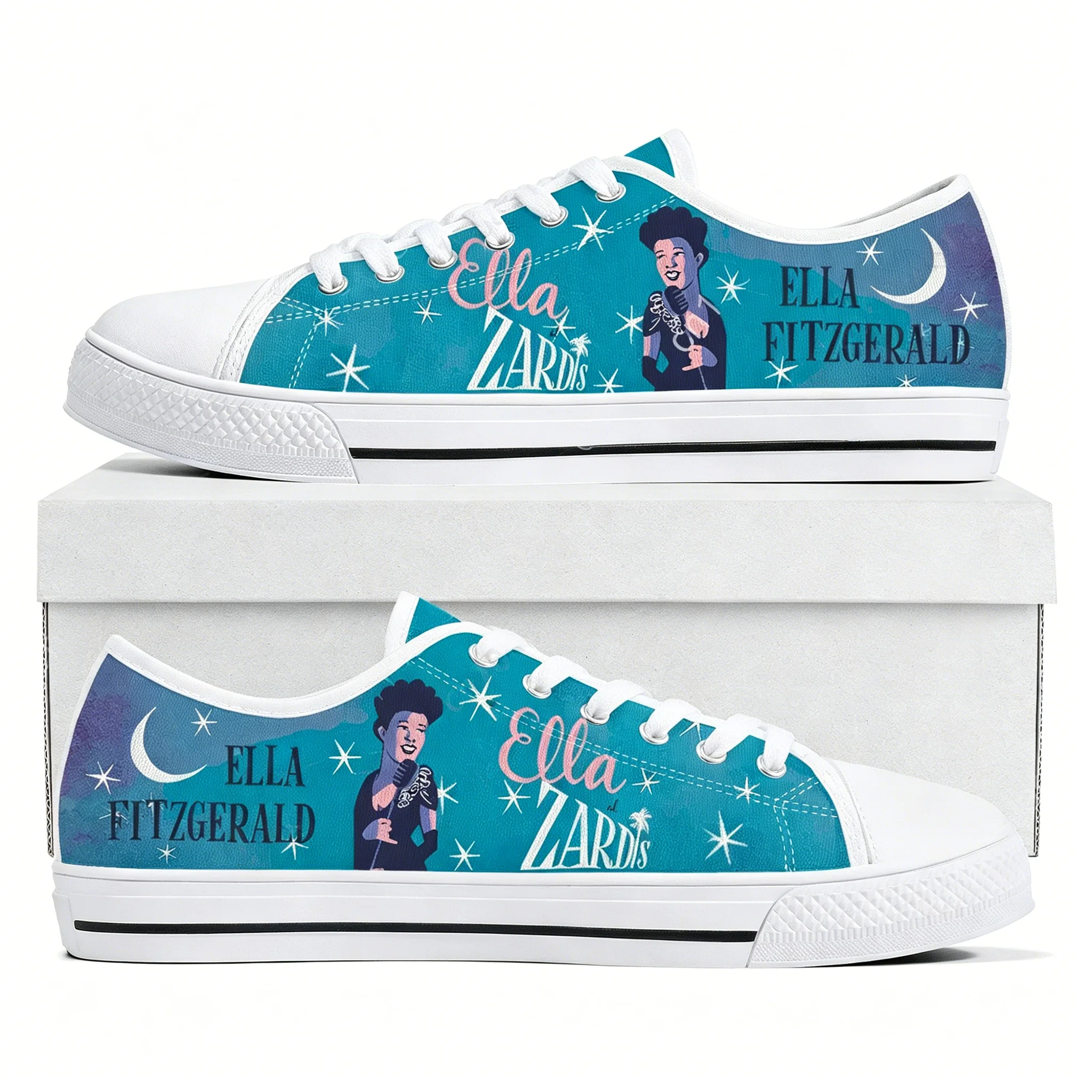 Ella Fitzgerald First Lady of Song Low Top Sneakers Men Women Teenager High Quality Shoes Canvas Sneaker Couple Custom Made shoe
Ella Fitzgerald First Lady of Song Low Top Sneakers Men Women Teenager High Quality Shoes Canvas Sneaker Couple Custom Made shoe