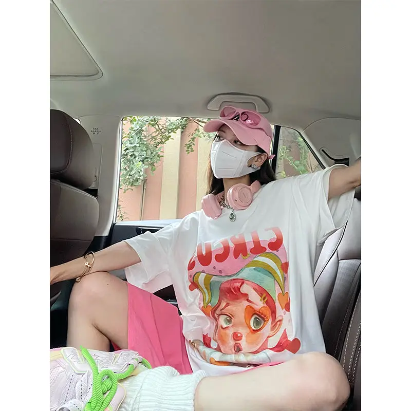 2023 Casual Cotton T Shirt for Women Girl Vintage Graphic Streetwear Tee Tops Tshirt Summer
2023 Casual Cotton T Shirt for Women Girl Vintage Graphic Streetwear Tee Tops Tshirt Summer