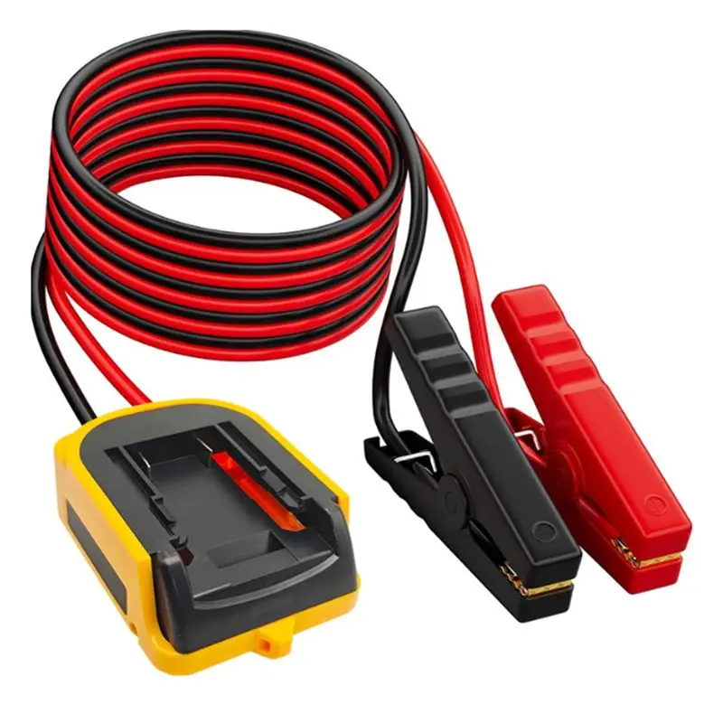Auto Emergency Jumper Cable For 20V Li- Battery Jump Starter Adapter Car Booster Cables
Auto Emergency Jumper Cable For 20V Li- Battery Jump Starter Adapter Car Booster Cables