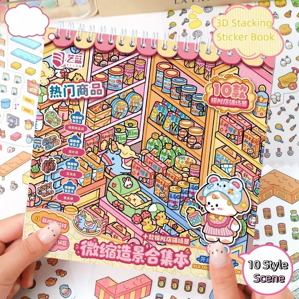 New Shop Scene Cabin Scene Sticker 10 Scenes 28 Sheets PET DIY Sticker Book Die Cut Large Size Scenery Stickers Birthday Gifts
New Shop Scene Cabin Scene Sticker 10 Scenes 28 Sheets PET DIY Sticker Book Die Cut Large Size Scenery Stickers Birthday Gifts