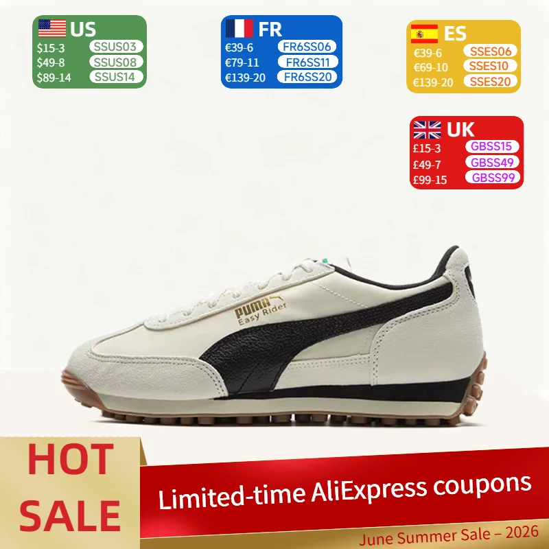 Puma Easy Rider: Minimalist, Stylish, Versatile, Lightweight, Low-Top, Soft Casual Shoes for Men and Women – Beige 403146-05
Puma Easy Rider: Minimalist, Stylish, Versatile, Lightweight, Low-Top, Soft Casual Shoes for Men and Women – Beige 403146-05