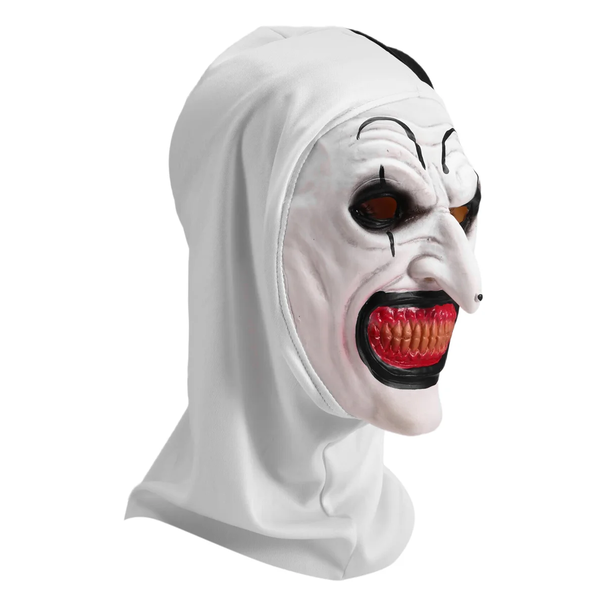Halloween Cover Halloween Terrifier Mask Killer Clown Mask Scary Joker Costume Halloween Horror Creepy Mask for Adult Men Women
Halloween Cover Halloween Terrifier Mask Killer Clown Mask Scary Joker Costume Halloween Horror Creepy Mask for Adult Men Women