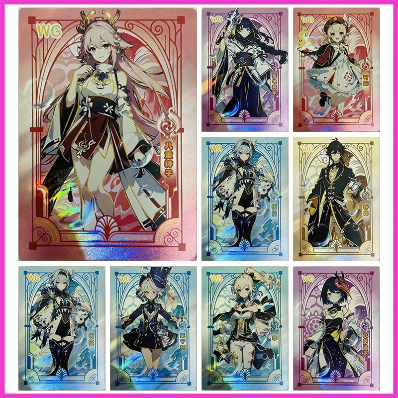 Anime Goddess Story Rare WG Collectible Cards Yae Miko Raiden Shogun Shenhe Klee Zhongli Eula Toys for boys Birthday Present
Anime Goddess Story Rare WG Collectible Cards Yae Miko Raiden Shogun Shenhe Klee Zhongli Eula Toys for boys Birthday Present