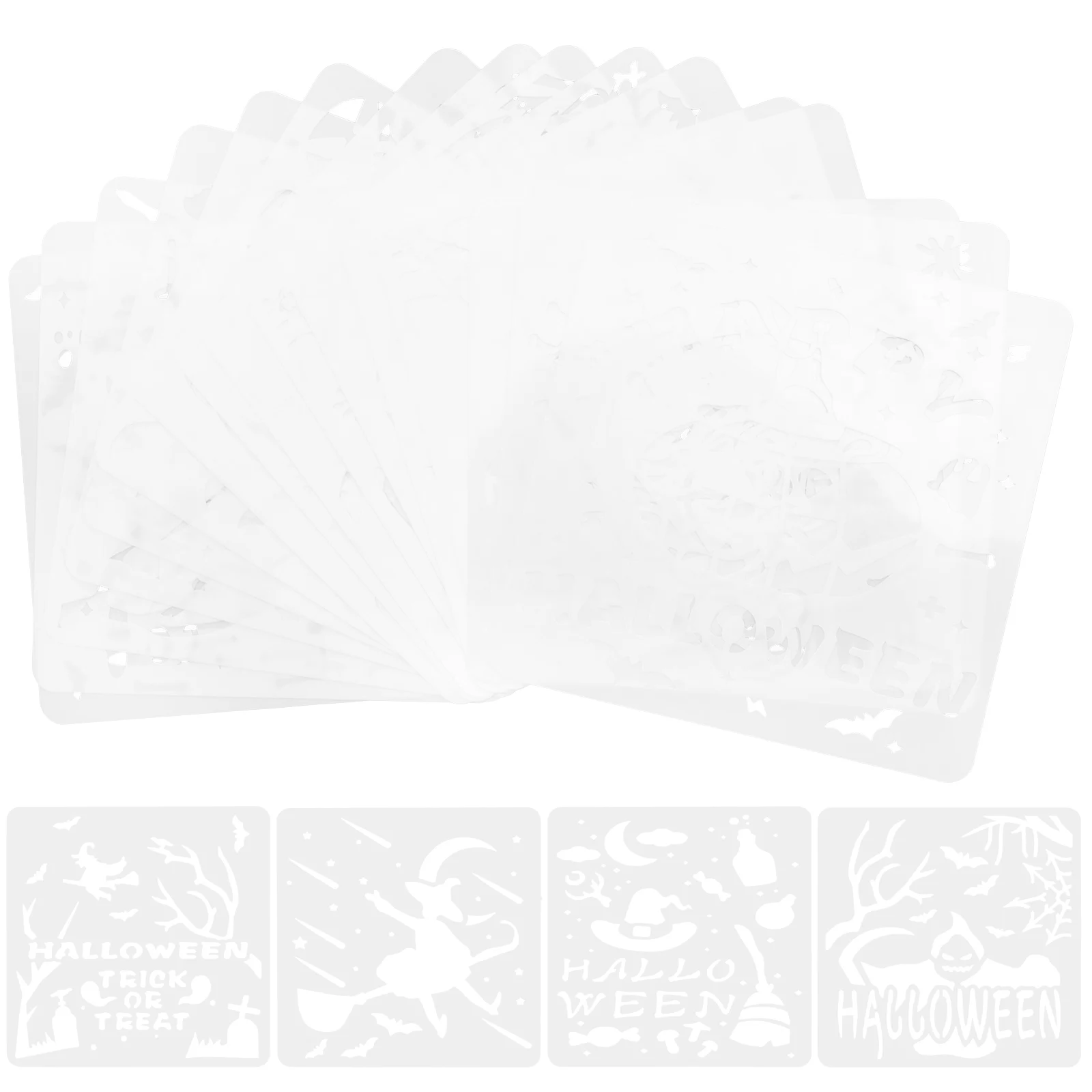 16 Pcs Painting Templates for Kids Hollow Witch Stencil Halloween Craft Decor Wood Wall Canvas Creativity Gifts
16 Pcs Painting Templates for Kids Hollow Witch Stencil Halloween Craft Decor Wood Wall Canvas Creativity Gifts