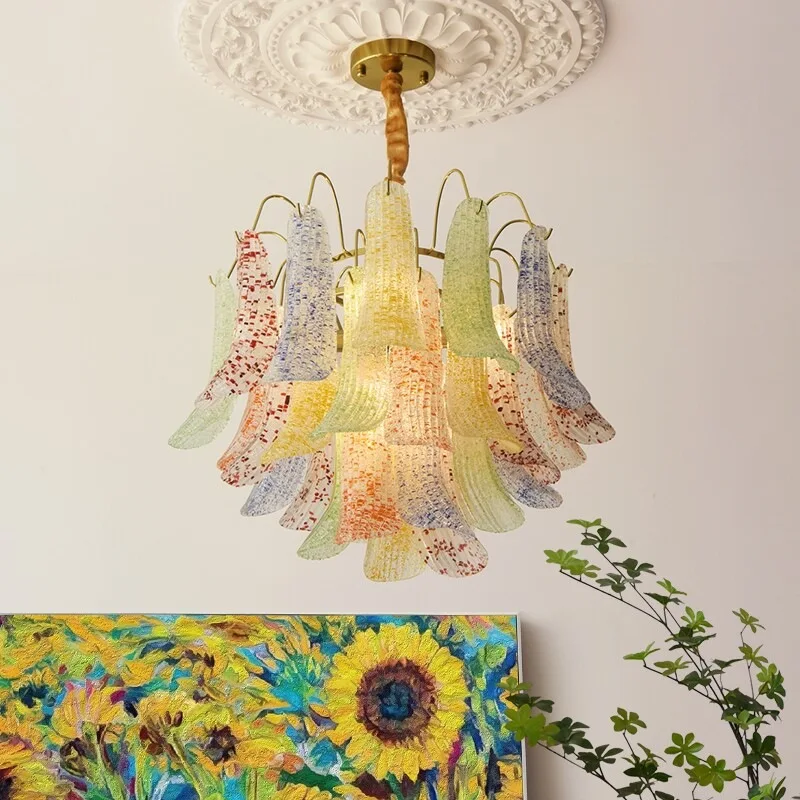 Glass Chandelier Restaurant Living Room Bedroom Pendant Light Creative Luxury Tricolor Ceiling Lamp Baking Paint Lighting Lamps
Glass Chandelier Restaurant Living Room Bedroom Pendant Light Creative Luxury Tricolor Ceiling Lamp Baking Paint Lighting Lamps
