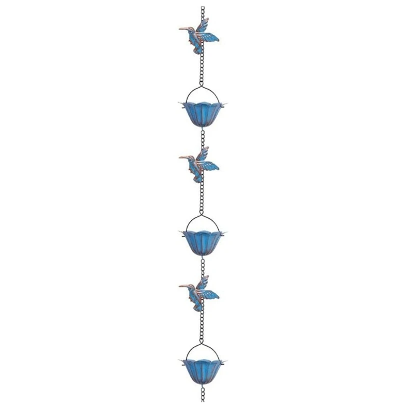 Weather Prevent Metal Rain Chain Decorative Gutter Downspout Alternative Rain Catcher For Porch And Balcony Yard Decors
Weather Prevent Metal Rain Chain Decorative Gutter Downspout Alternative Rain Catcher For Porch And Balcony Yard Decors