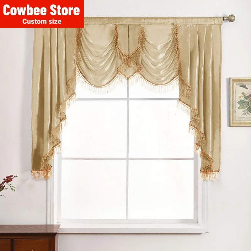 New European Style Valance Window Shading Curtain Head Decoration Curtains for Living Room Bedroom Curtains Valance Custom
New European Style Valance Window Shading Curtain Head Decoration Curtains for Living Room Bedroom Curtains Valance Custom