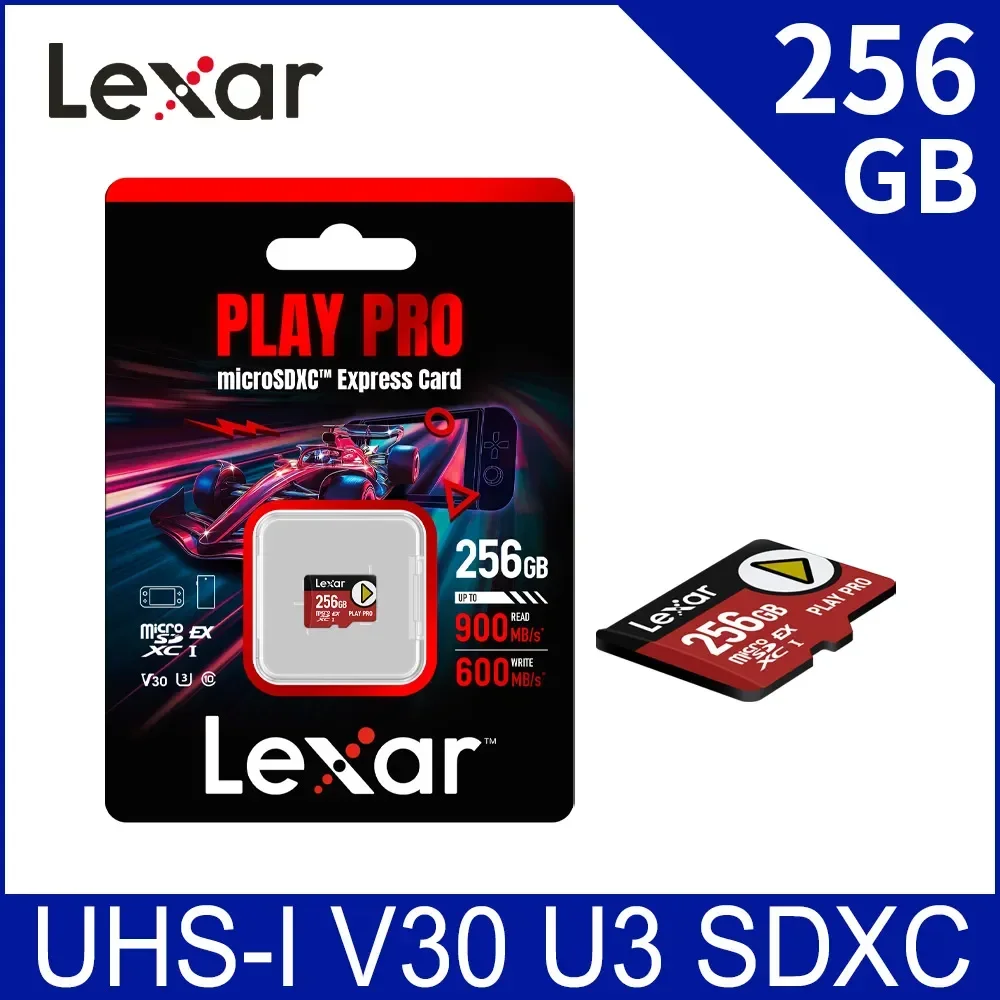 Lexar Play PRO MicroSD Express Card 1TB/512GB/256GB,4K Video,Memory Cards for Game Consoles Up To 900MB/s for Nintendo Switch 2
Lexar Play PRO MicroSD Express Card 1TB/512GB/256GB,4K Video,Memory Cards for Game Consoles Up To 900MB/s for Nintendo Switch 2