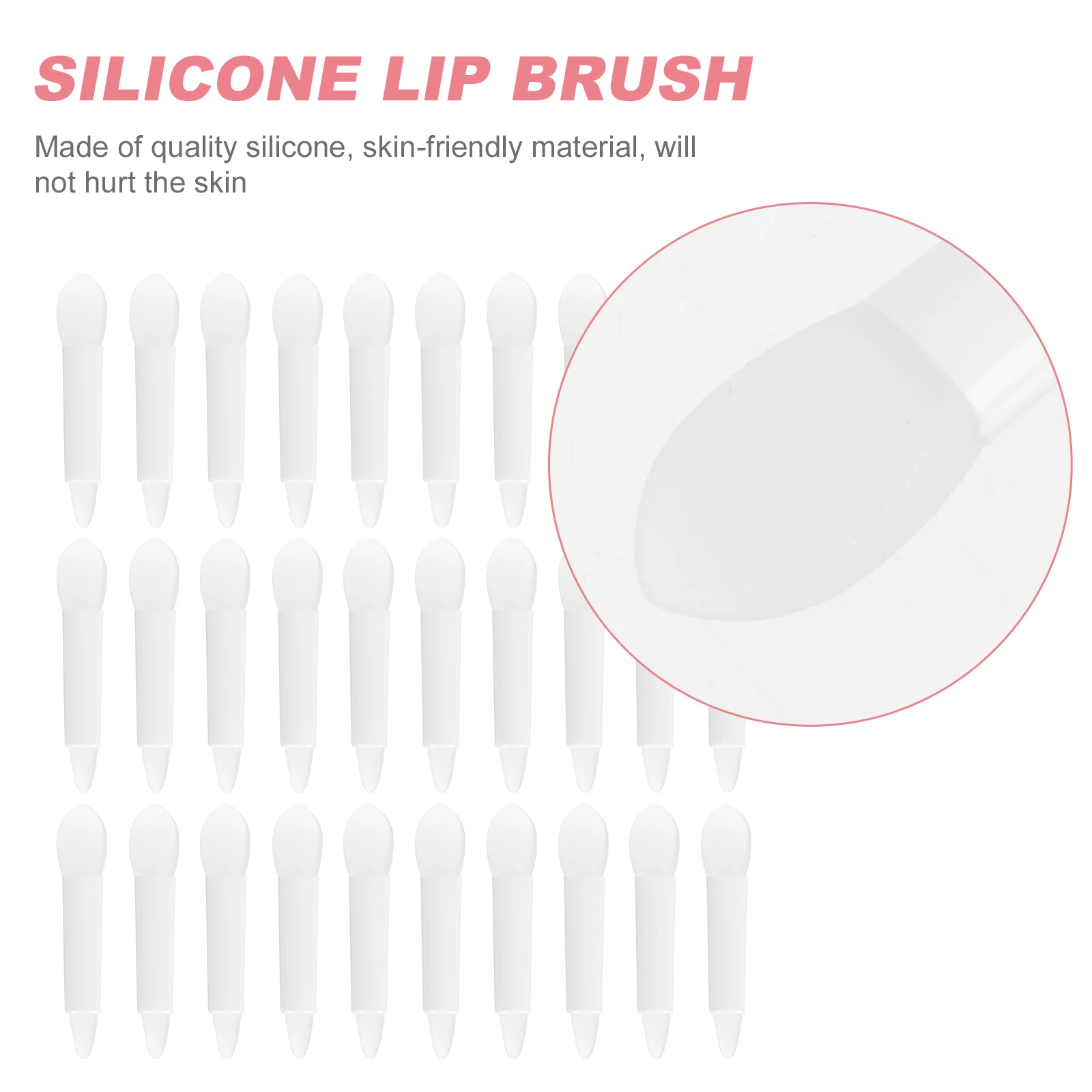 30pcs Lip Silicone Lip Brush Silicone Practical Makeup Pen Eyeshadow Applicator Fine Daily Professional Use
30pcs Lip Silicone Lip Brush Silicone Practical Makeup Pen Eyeshadow Applicator Fine Daily Professional Use