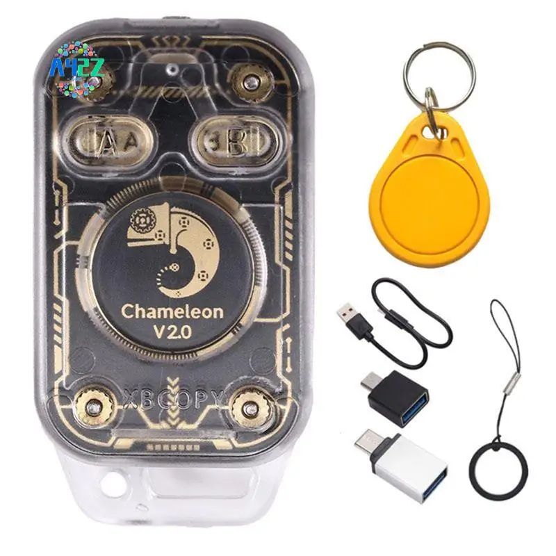 A42Z-Chameleon V2.0 RFID Smart Chip Reader Emulator 125Khz 13.56Mhz Card Decode NFC Duplicator Chameleon Ultra+UID Keychain
A42Z-Chameleon V2.0 RFID Smart Chip Reader Emulator 125Khz 13.56Mhz Card Decode NFC Duplicator Chameleon Ultra+UID Keychain