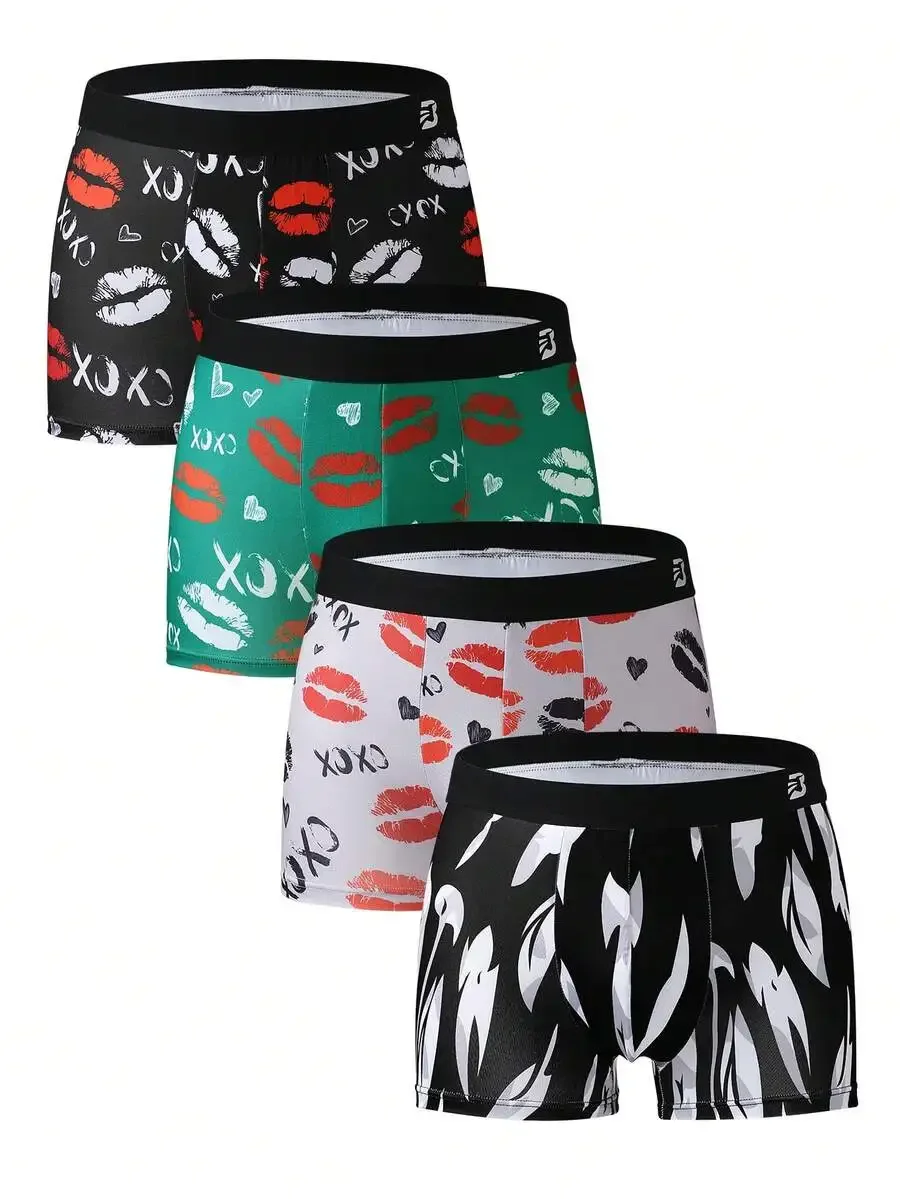 Mens All Over Print Waistband Brief Underwear 4 Pieces
Mens All Over Print Waistband Brief Underwear 4 Pieces