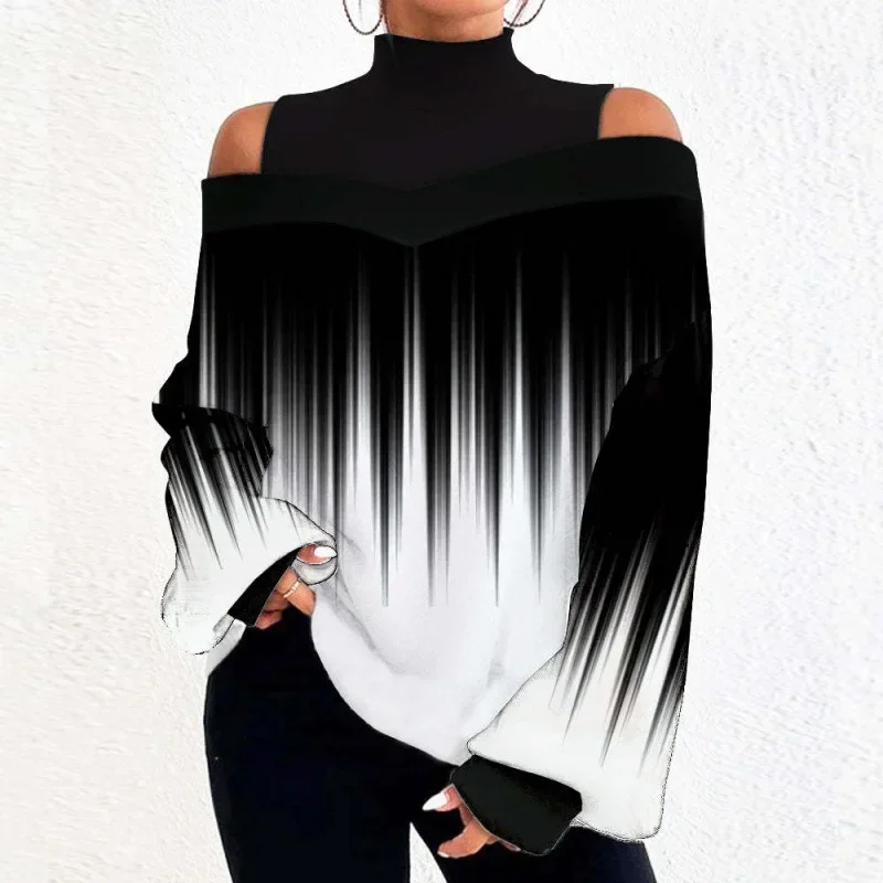 2023 Casual Autumn Women Shirts Blouses Vintage Print Long Sleeve High Collar Sexy Hollow Out Office Lady Party Knitted Top
2023 Casual Autumn Women Shirts Blouses Vintage Print Long Sleeve High Collar Sexy Hollow Out Office Lady Party Knitted Top