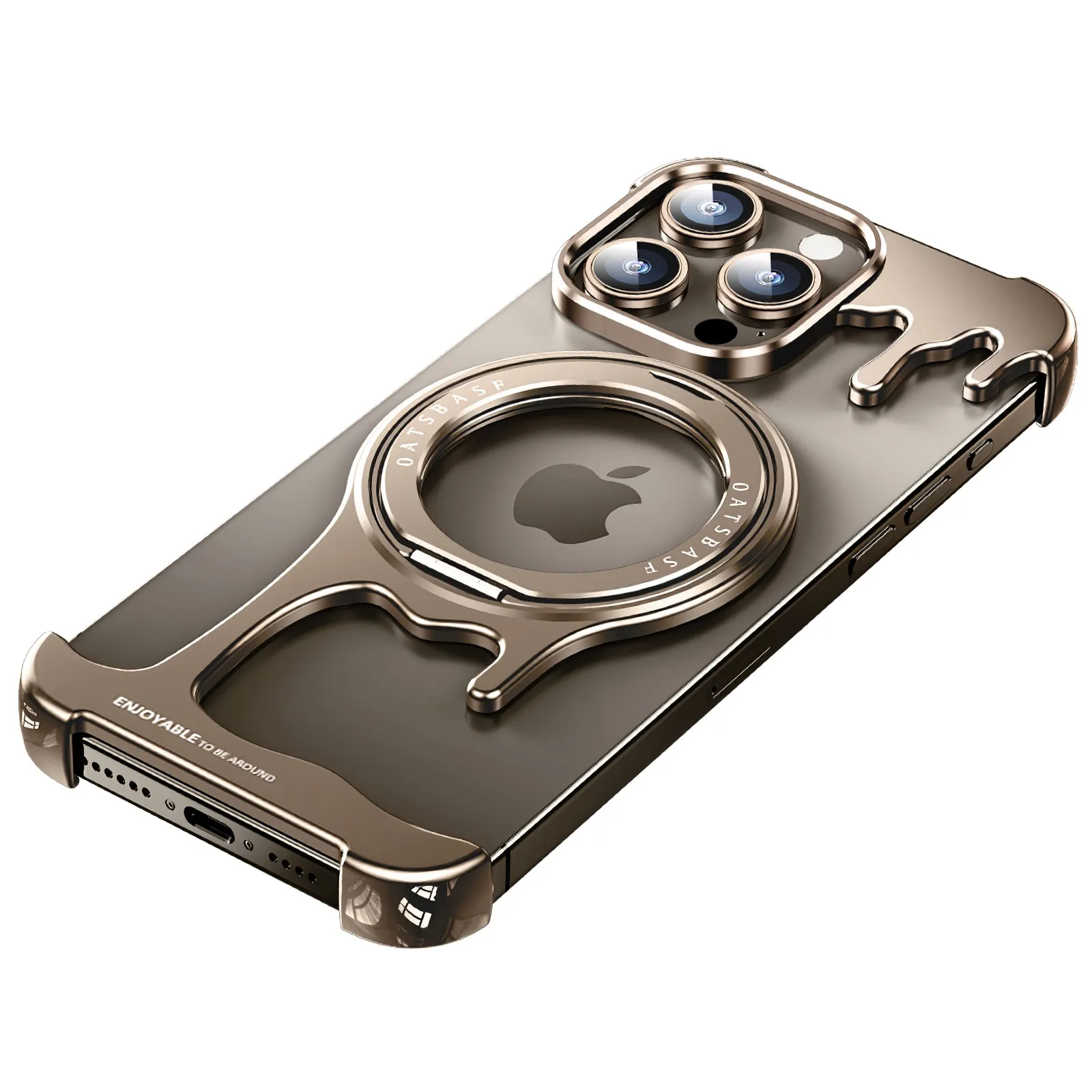 Metal Magnetic Case for iPhone 16 Pro Max 15 Pro Max Kickstand 360° Rotatable Frameless Bumper 14 Plus 13 Cover
Metal Magnetic Case for iPhone 16 Pro Max 15 Pro Max Kickstand 360° Rotatable Frameless Bumper 14 Plus 13 Cover