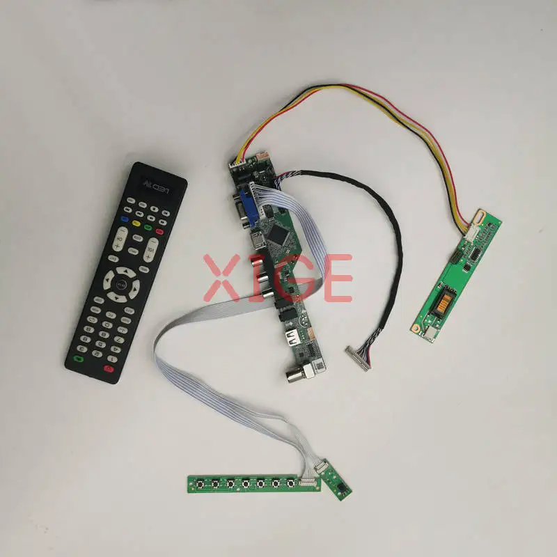 Плата контроллера Matrix Drive Board для LTN121XJ LTN121XU LTN121X1 LTN121XA 1024x768 1024*768 1CCFL LVDS-20Pin HDMI+VGA+AV+USB, комплект для самостоятельной сборки
Плата контроллера Matrix Drive Board для LTN121XJ LTN121XU LTN121X1 LTN121XA 1024x768 1024*768 1CCFL LVDS-20Pin HDMI+VGA+AV+USB, комплект для самостоятельной сборки