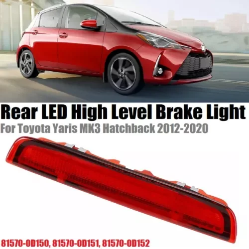 Rear LED High-Mounted Brake Light For Toyota Yaris MK3 Touring 2012-2020 High-Brightness Anti-Tailgating Car Brake Safety Light
Rear LED High-Mounted Brake Light For Toyota Yaris MK3 Touring 2012-2020 High-Brightness Anti-Tailgating Car Brake Safety Light