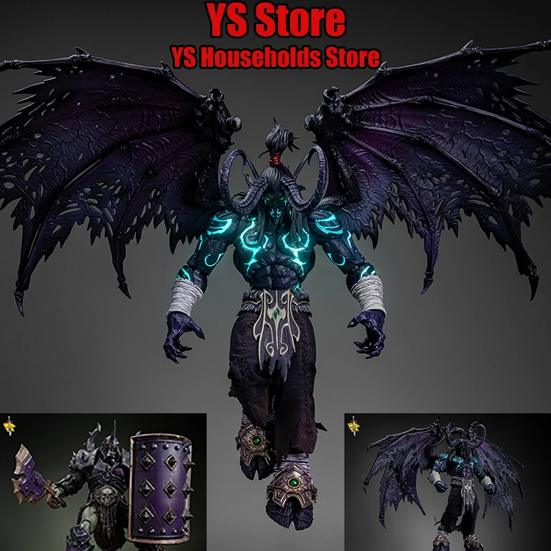 Hero Toys 1/10 Scale Black Demon Version Devil Hunter Monster Illidan Mini Wings Design Delicate 7" Full Set Soldier Model Gift
Hero Toys 1/10 Scale Black Demon Version Devil Hunter Monster Illidan Mini Wings Design Delicate 7" Full Set Soldier Model Gift