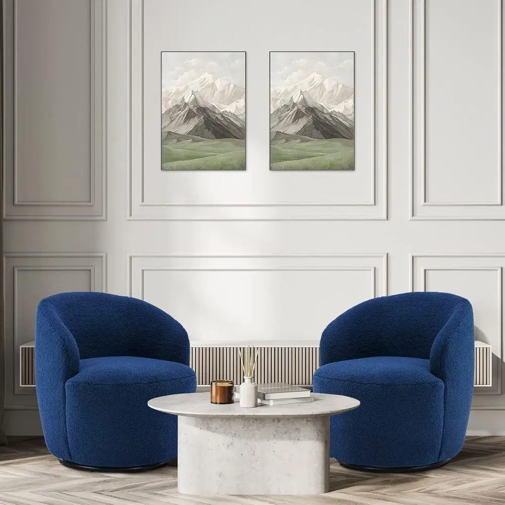 Комплект из 2 поворотных кресел, акцентное кресло-бочонок, современное кресло-клуб из ткани «Тедди», вращающееся на 360 градусов, маленькое кресло для отдыха для детской, гостиной
Комплект из 2 поворотных кресел, акцентное кресло-бочонок, современное кресло-клуб из ткани «Тедди», вращающееся на 360 градусов, маленькое кресло для отдыха для детской, гостиной