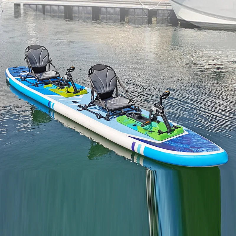 Inflatable Foldable Portable Pedal Fishing Boat With Chair Paddle Board Double Surfboard Pedal Boat
Inflatable Foldable Portable Pedal Fishing Boat With Chair Paddle Board Double Surfboard Pedal Boat